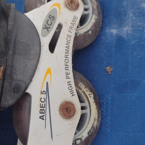 ABEC5 XCS PERFORMANCE Black Inline Skates Size 9 - Picture 2 of 2